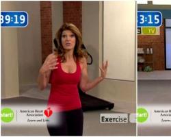 Walking with Leslie Sanson: how many calories are burned when walking?